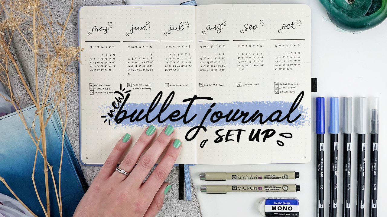 NEW Bullet Journal Set Up 2018  Migrating Into My New BuJo! — Plant Based  Bride